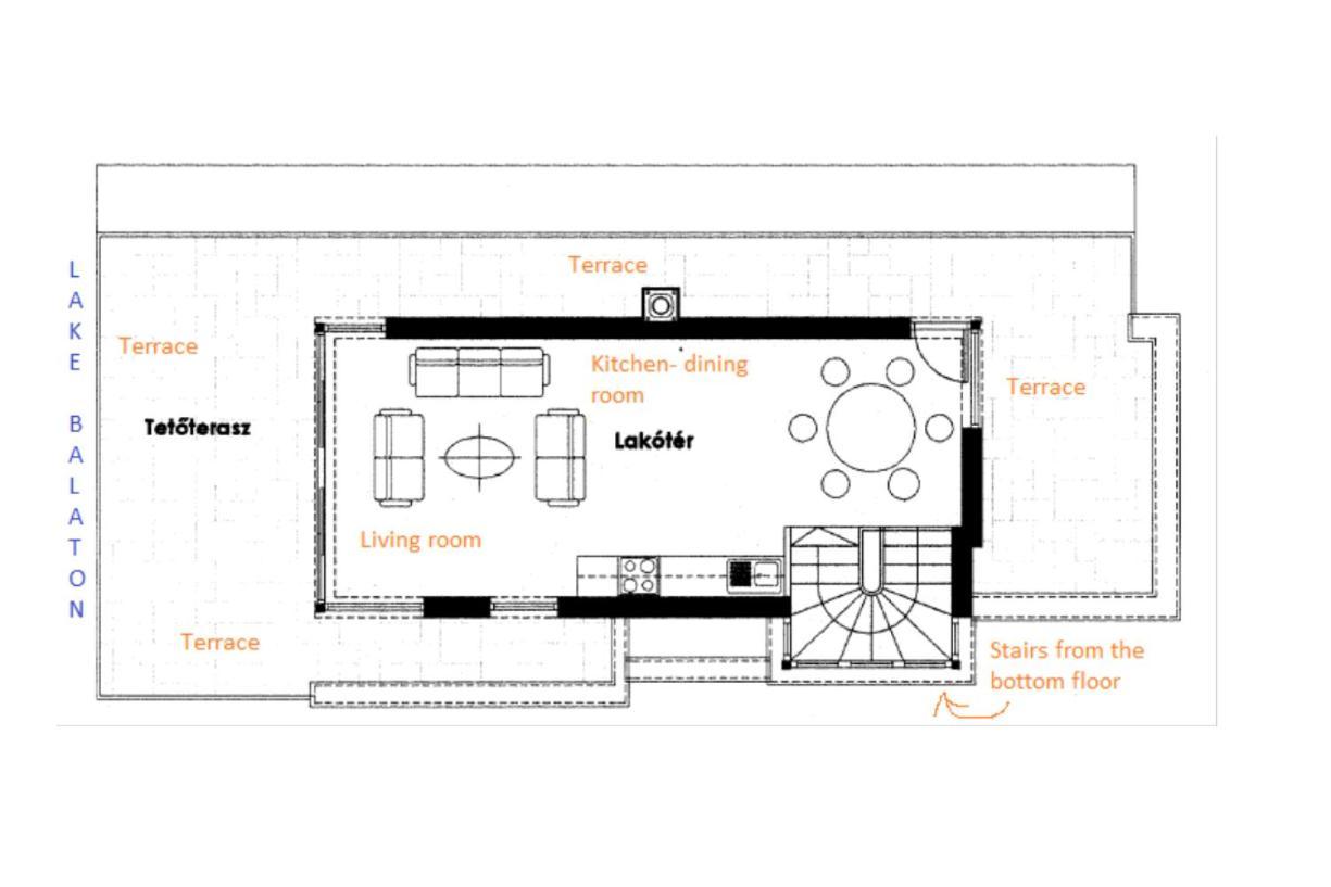 בלטונללה Panoramic Art Apartment With Jacuzzi מראה חיצוני תמונה